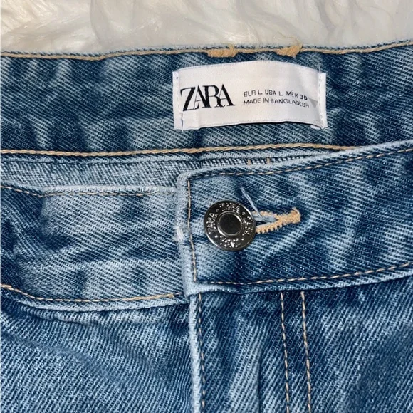 Zara denim mini cargo skirt - Picture 7 of 8